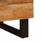 Armario auxiliar Marrón 60 x 33 x 75 cm Madera de mango maciza