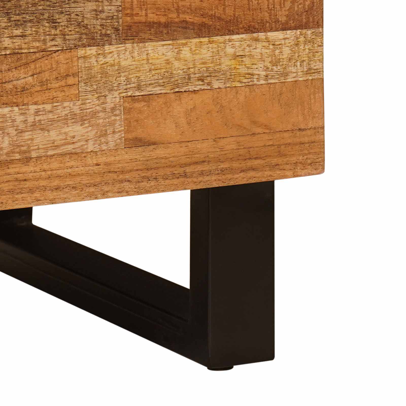 Armario auxiliar Marrón 60 x 33 x 75 cm Madera de mango maciza