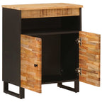 Armario auxiliar Marrón 60 x 33 x 75 cm Madera de mango maciza