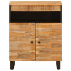 Armario auxiliar Marrón 60 x 33 x 75 cm Madera de mango maciza