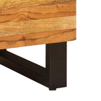Armario auxiliar Marrón 60 x 33 x 75 cm Madera de mango maciza