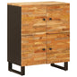 Armario auxiliar Marrón 60 x 33 x 75 cm Madera de mango maciza