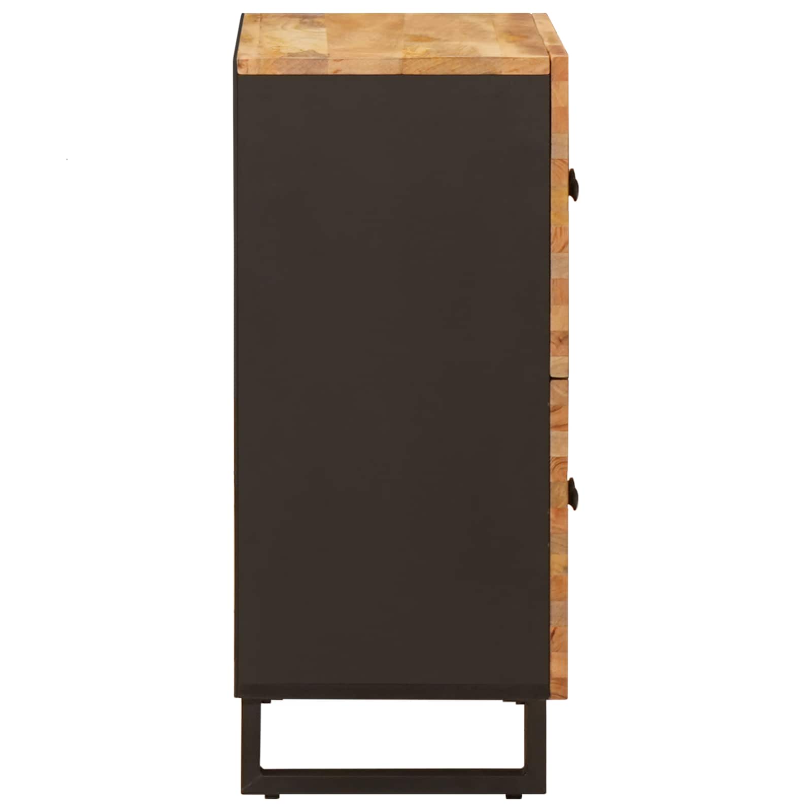 Armario auxiliar Marrón 60 x 33 x 75 cm Madera de mango maciza