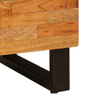 Armario auxiliar Marrón 80 x 33 x 75 cm Madera de mango maciza