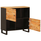 Armario auxiliar Marrón 80 x 33 x 75 cm Madera de mango maciza