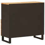 Armario auxiliar Marrón 80 x 33 x 75 cm Madera de mango maciza