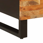 Armario auxiliar Marrón 90 x 33 x 75 cm Madera de mango maciza
