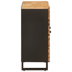 Armario auxiliar Marrón 90 x 33 x 75 cm Madera de mango maciza