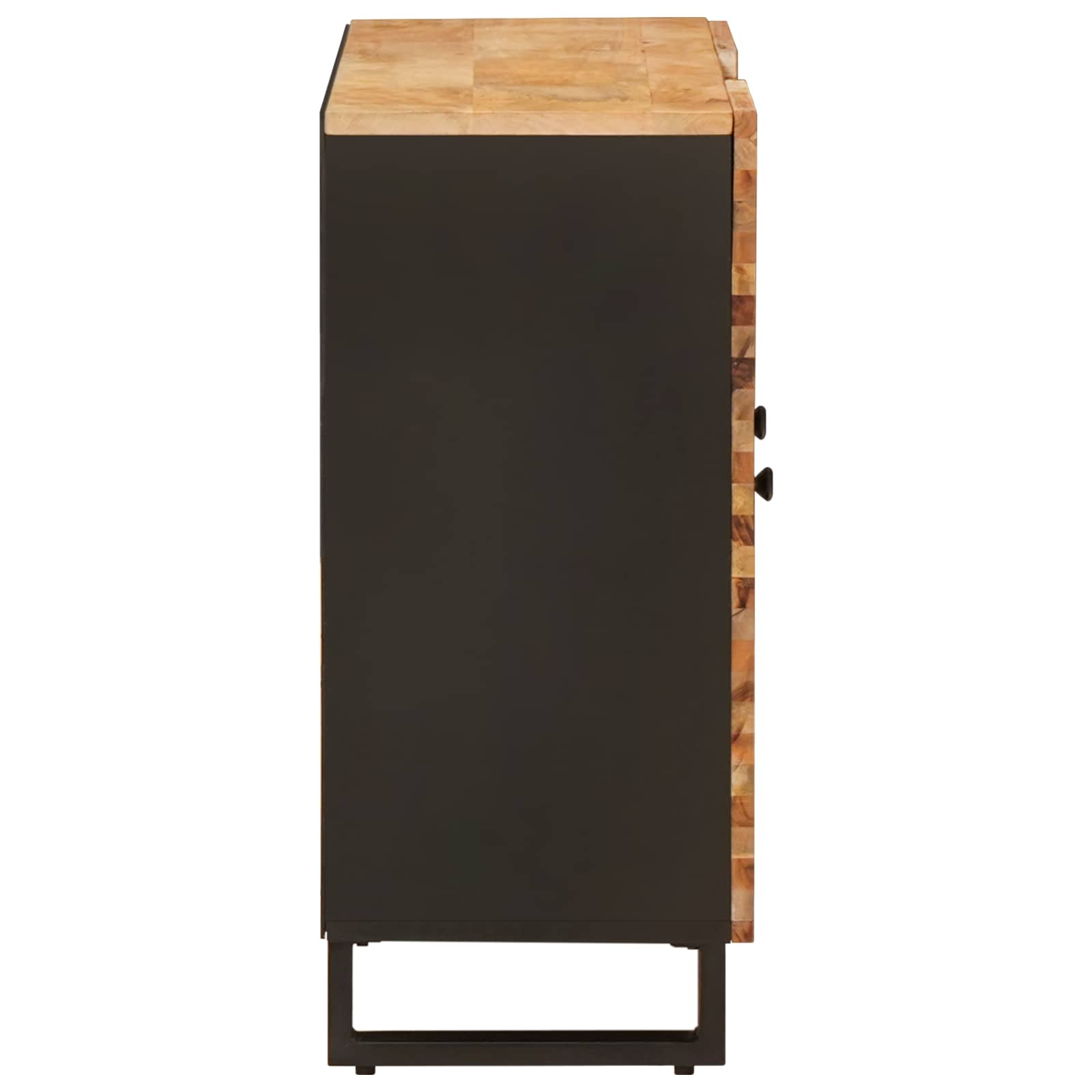 Armario auxiliar Marrón 90 x 33 x 75 cm Madera de mango maciza