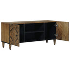 Mueble de TV Marrón 105 x 33,5 x 46 cm Madera de mango maciza
