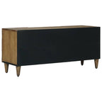 Mueble de TV Marrón 105 x 33,5 x 46 cm Madera de mango maciza