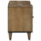 Mueble de TV Marrón 105 x 33,5 x 46 cm Madera de mango maciza