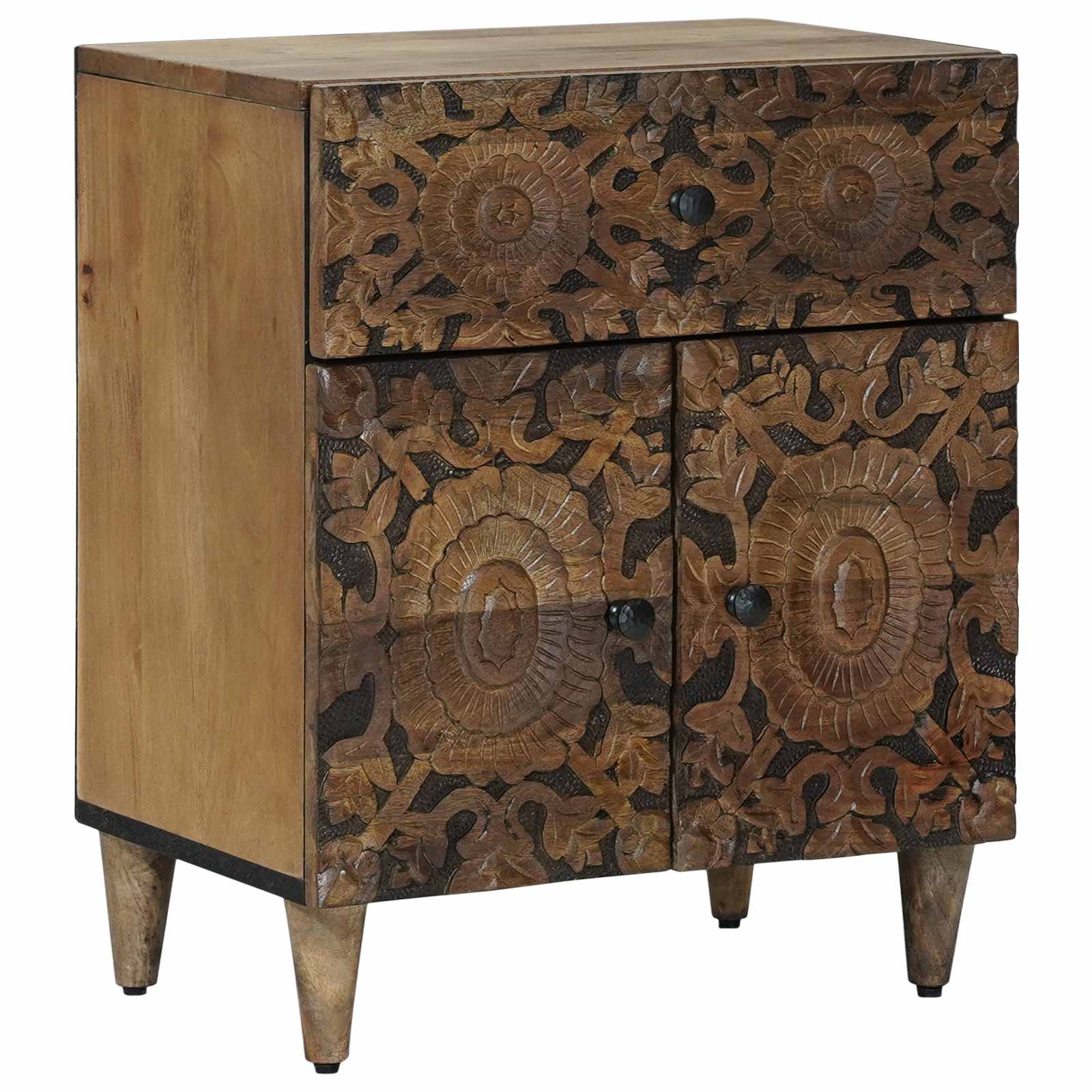 Móvel-cama com gaveta 50 x 33 x 60 cm Madeira de mangueira maciça