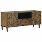 Mueble de TV 105 x 33,5 x 46 cm Madera de mango maciza