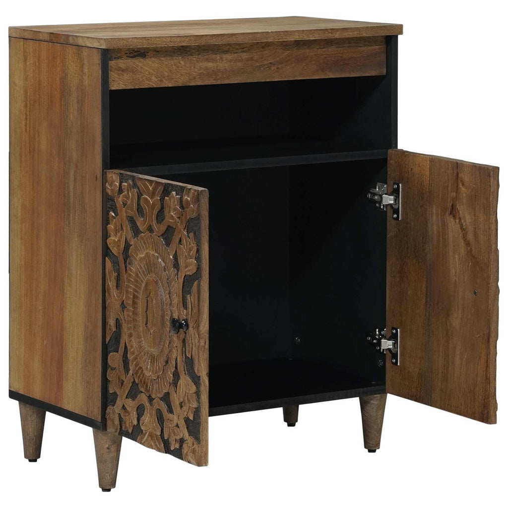 Aparador Marrón 60 x 33,5 x 75 cm Madera de mango maciza