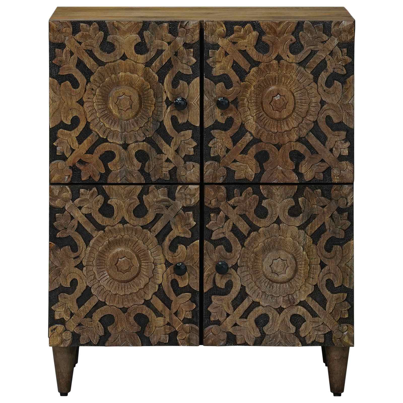 Aparador Marrón 60 x 33,5 x 75 cm Madera de mango maciza