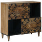 Aparador con puerta 80 x 33,5 x 75 cm Madera de mango maciza