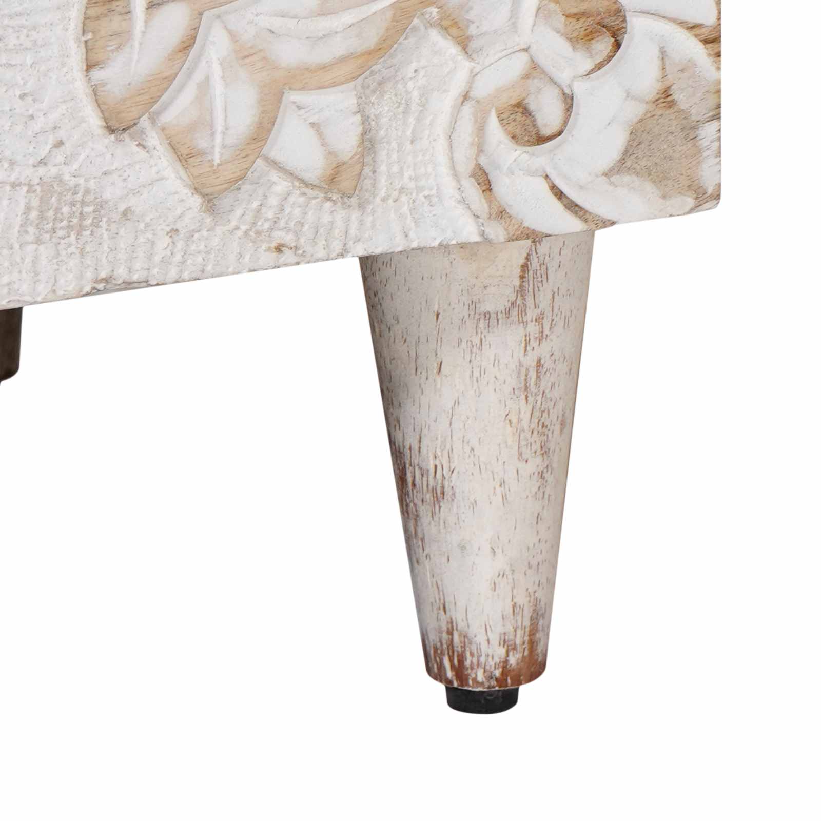Armario de Noche 2 pcs 40 x 33,5 x 46 cm Madera de mango maciza