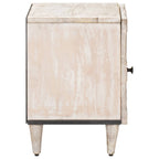 Armario de Noche 2 pcs 40 x 33,5 x 46 cm Madera de mango maciza