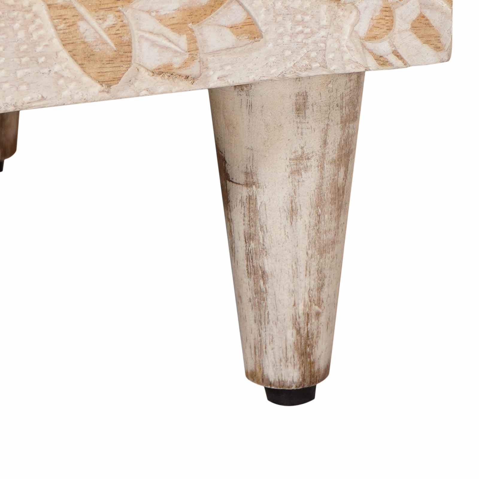 Armario de Noche 2 pcs 40 x 33,5 x 46 cm Madera de mango maciza