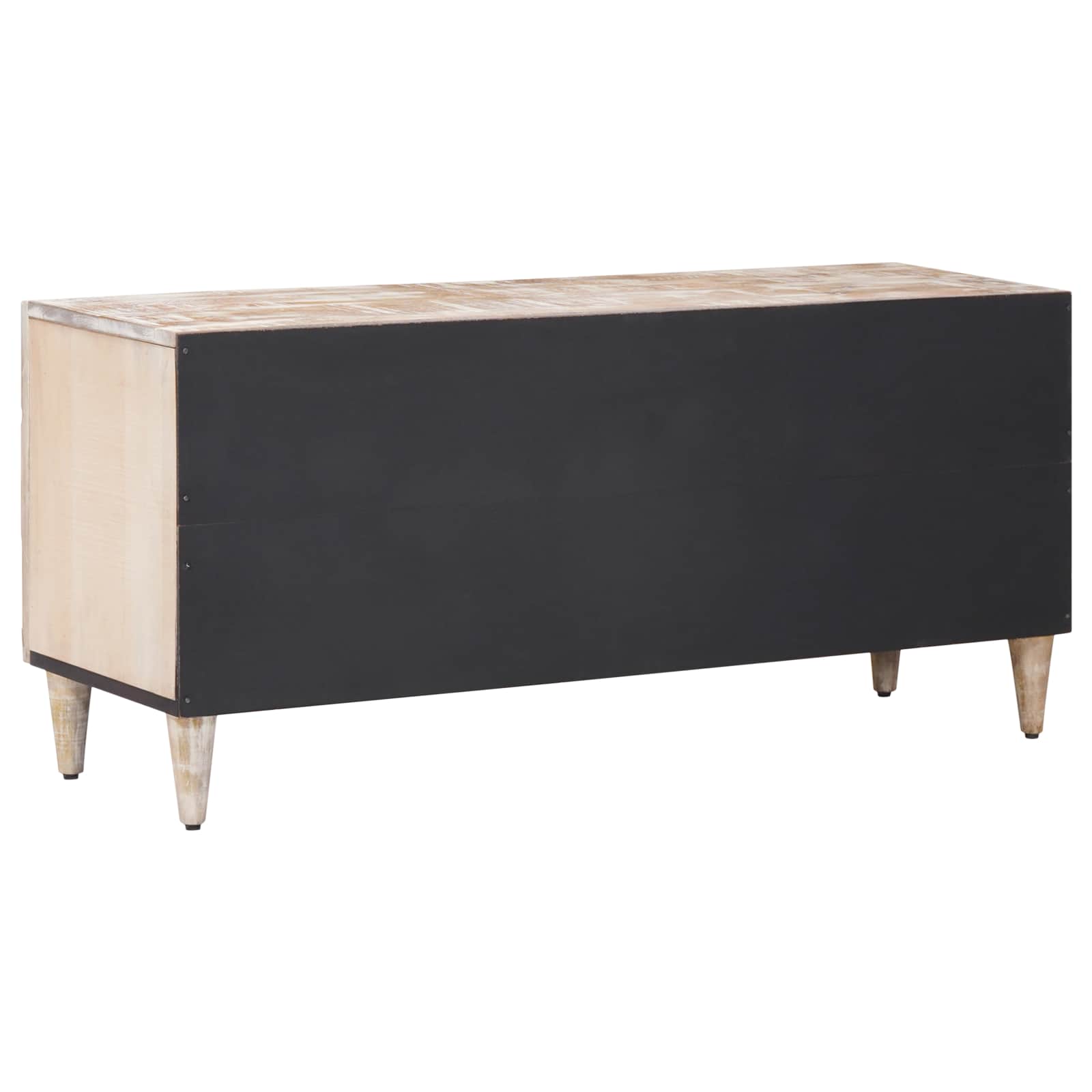 Mueble de TV 105 x 33,5 x 46 cm Madera de mango maciza