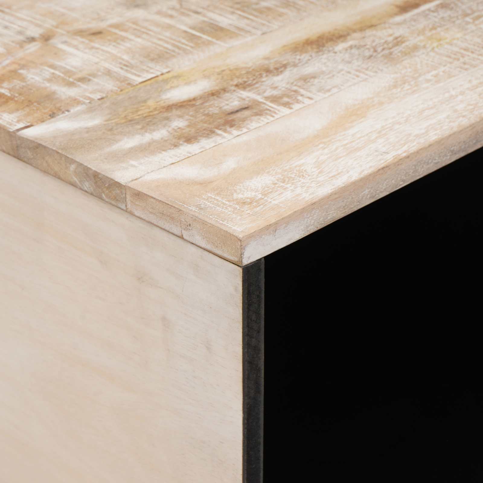 Mesa de Café 80 x 50 x 40 cm Madera de mango maciza