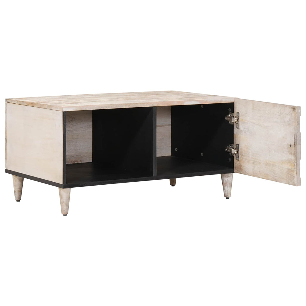 Mesa de Café 80 x 50 x 40 cm Madera de mango maciza