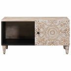 Mesa de Café 80 x 50 x 40 cm Madera de mango maciza