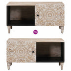 Mesa de Café 80 x 50 x 40 cm Madera de mango maciza