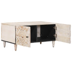 Mesa de Café 80 x 50 x 40 cm Madera de mango maciza