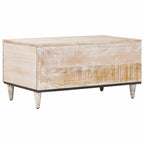 Mesa de Café 80 x 50 x 40 cm Madera de mango maciza