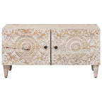 Mesa de Café 80 x 50 x 40 cm Madera de mango maciza