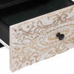 Mueble cama 2 pcs 40 x 33 x 46 cm Madera de mango maciza