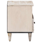 Mueble cama 2 pcs 40 x 33 x 46 cm Madera de mango maciza