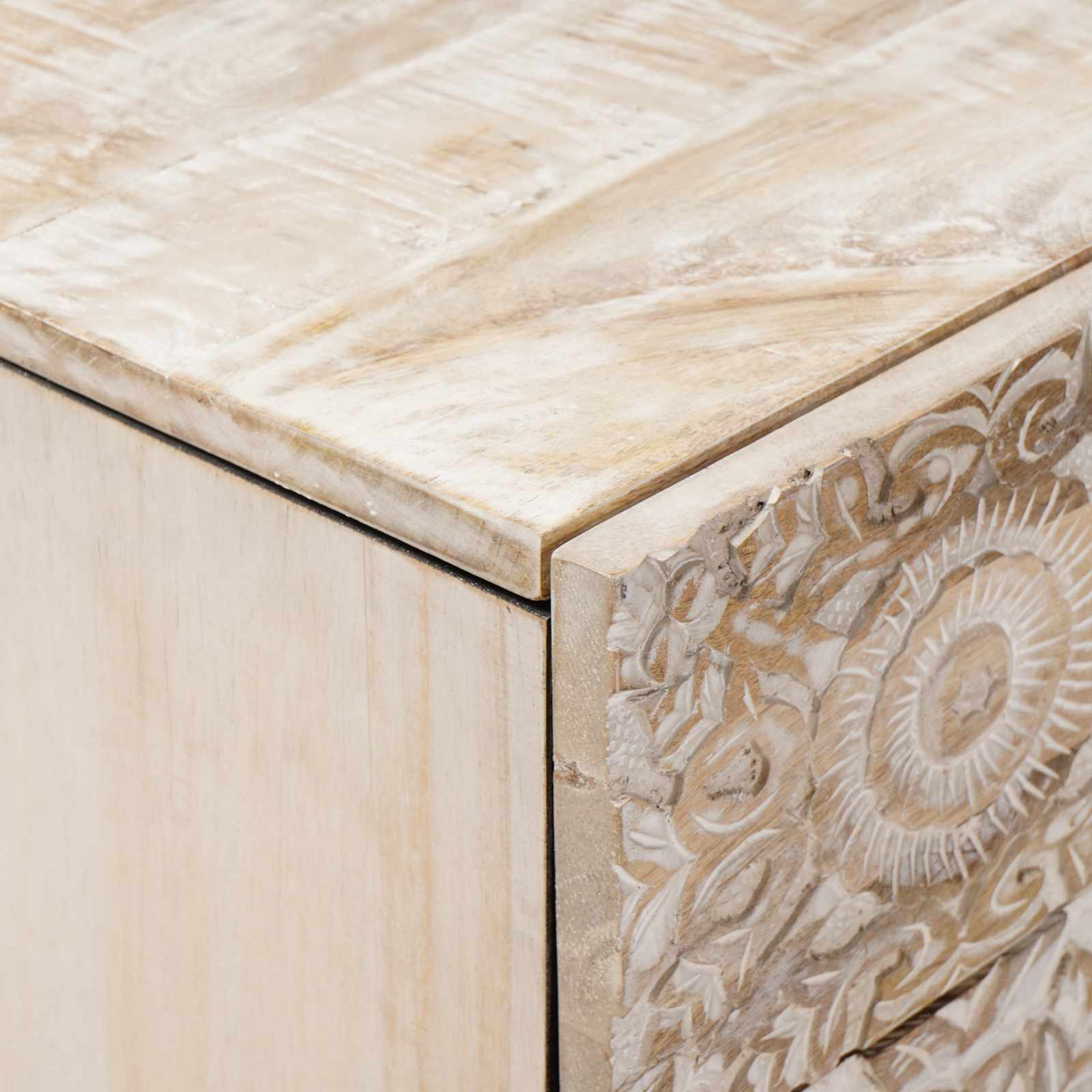 Mueble cama con cajón 50 x 33 x 60 cm Madera de mango maciza