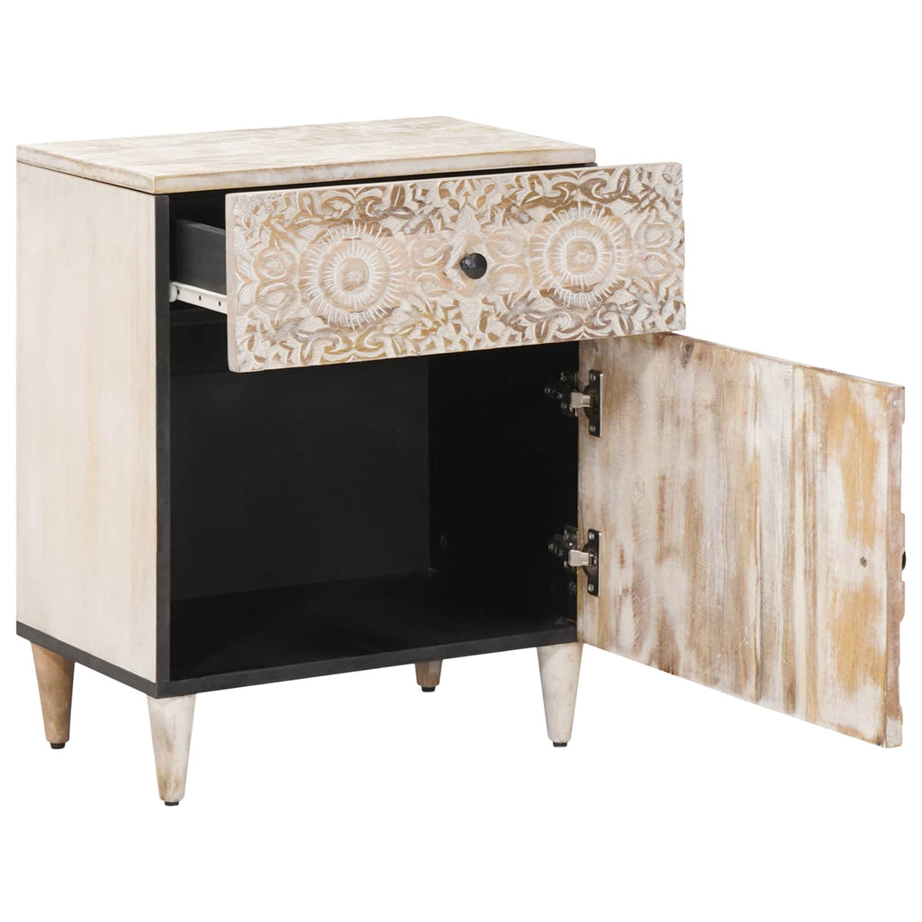 Mueble cama con cajón 50 x 33 x 60 cm Madera de mango maciza