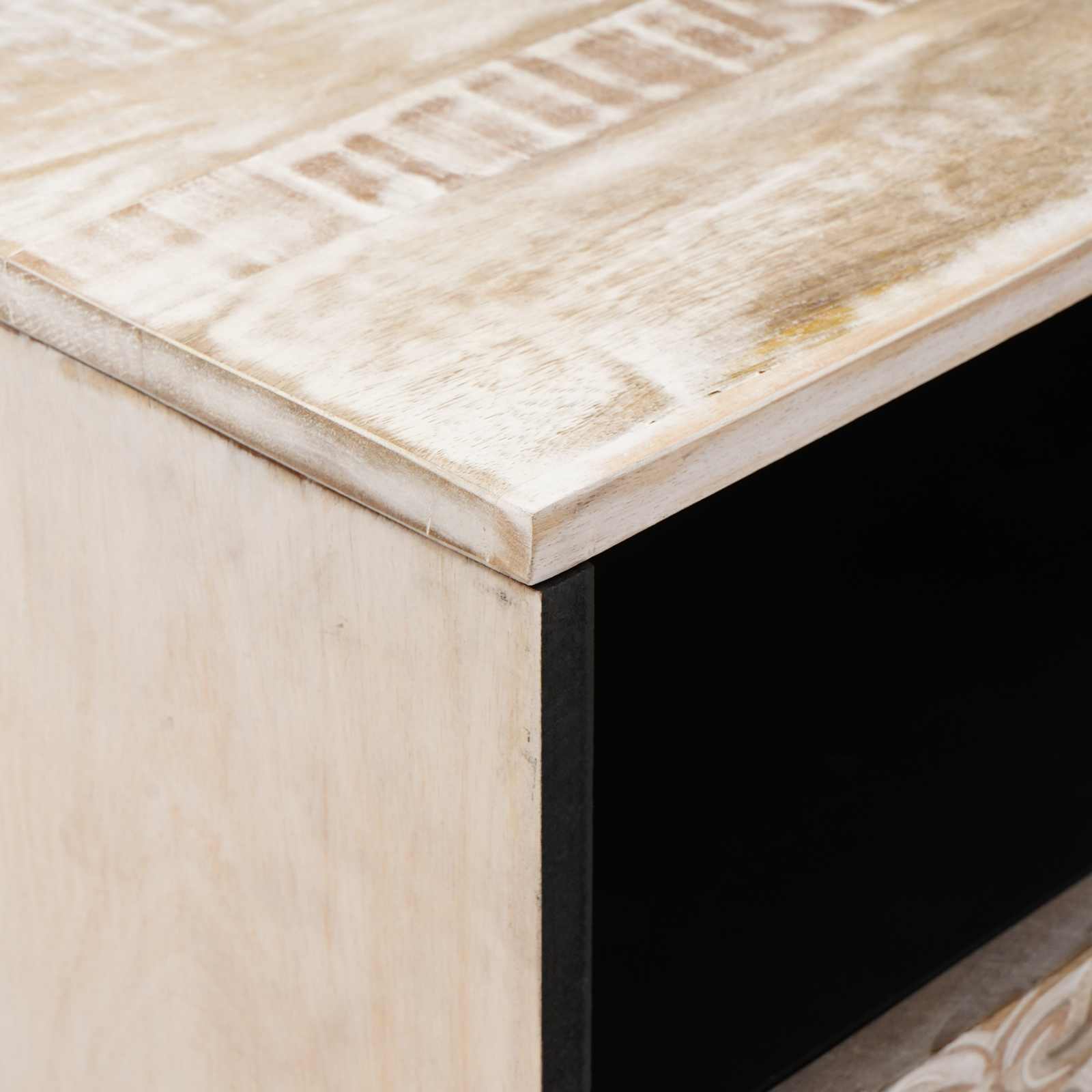 Mueble cama con cajón 50 x 33 x 60 cm Madera de mango maciza