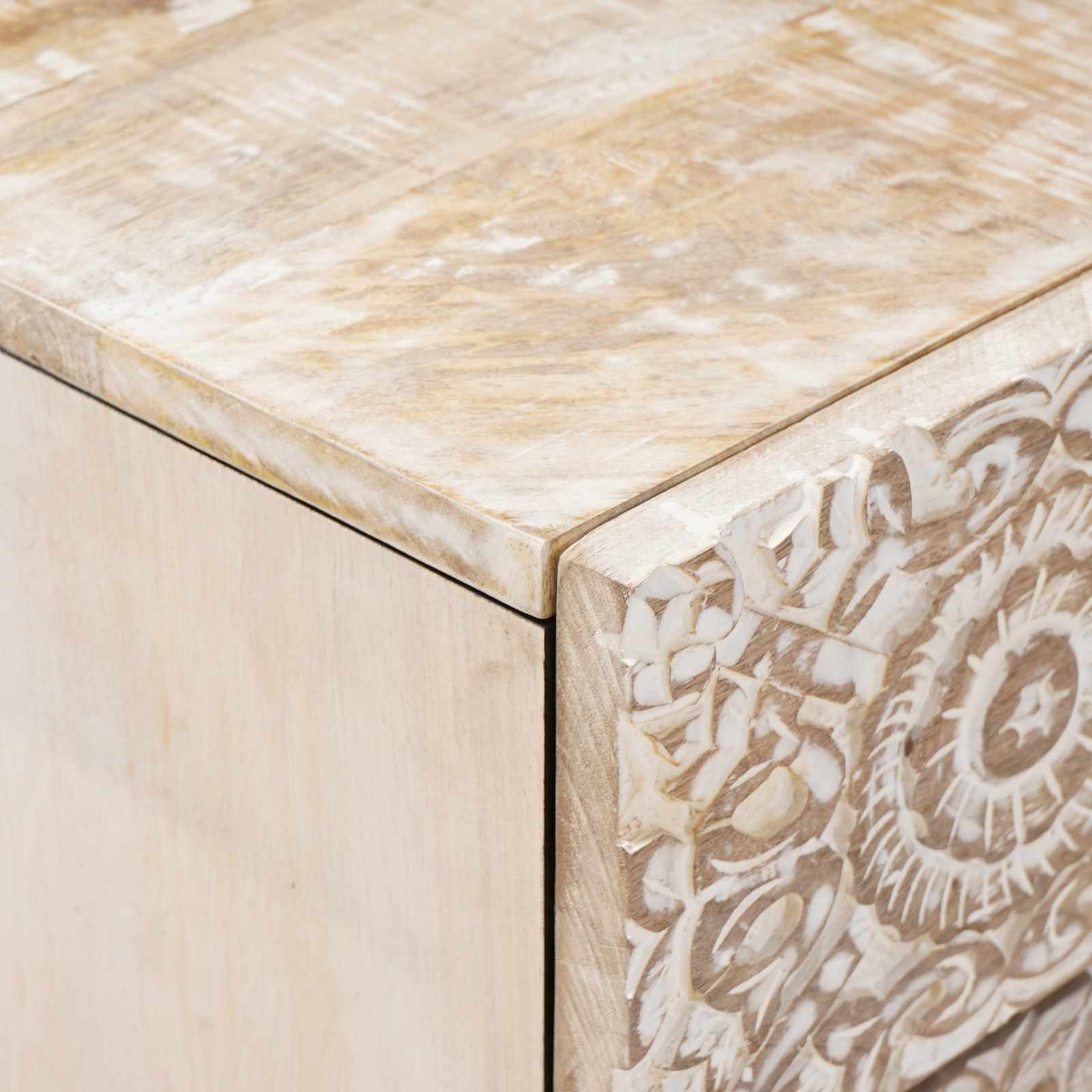 Mueble cama con cajón 50 x 33 x 60 cm Madera de mango maciza