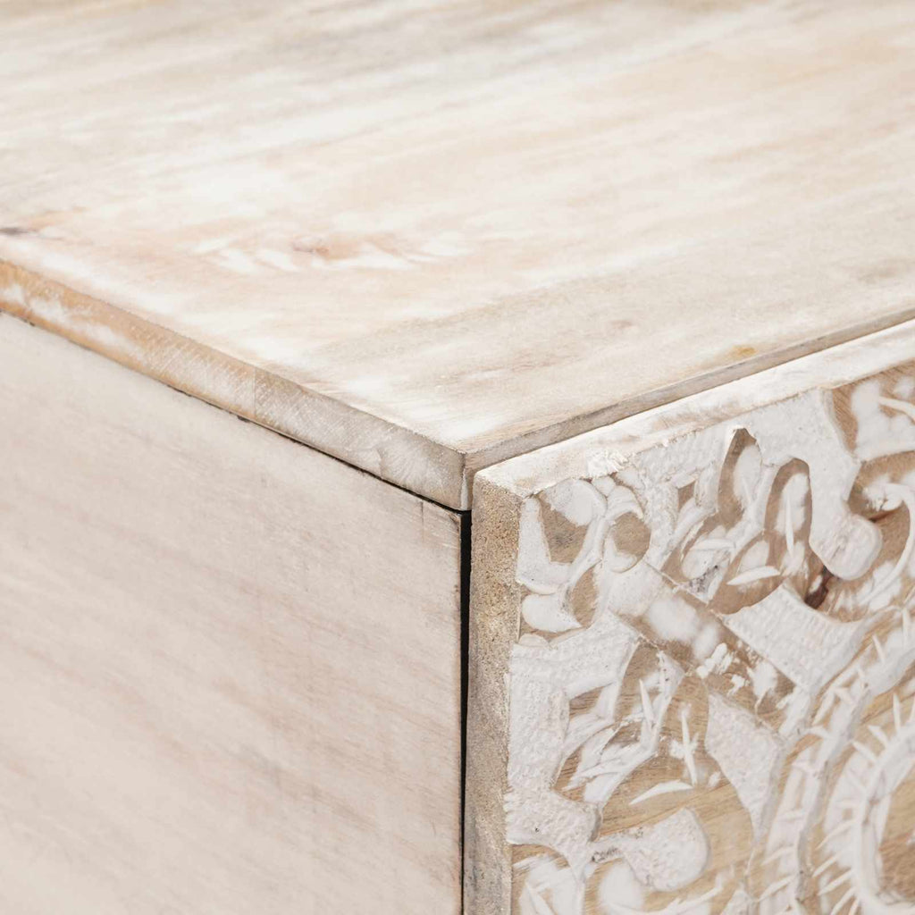 Mesa de Café 100 x 54 x 40 cm Madera de mango maciza