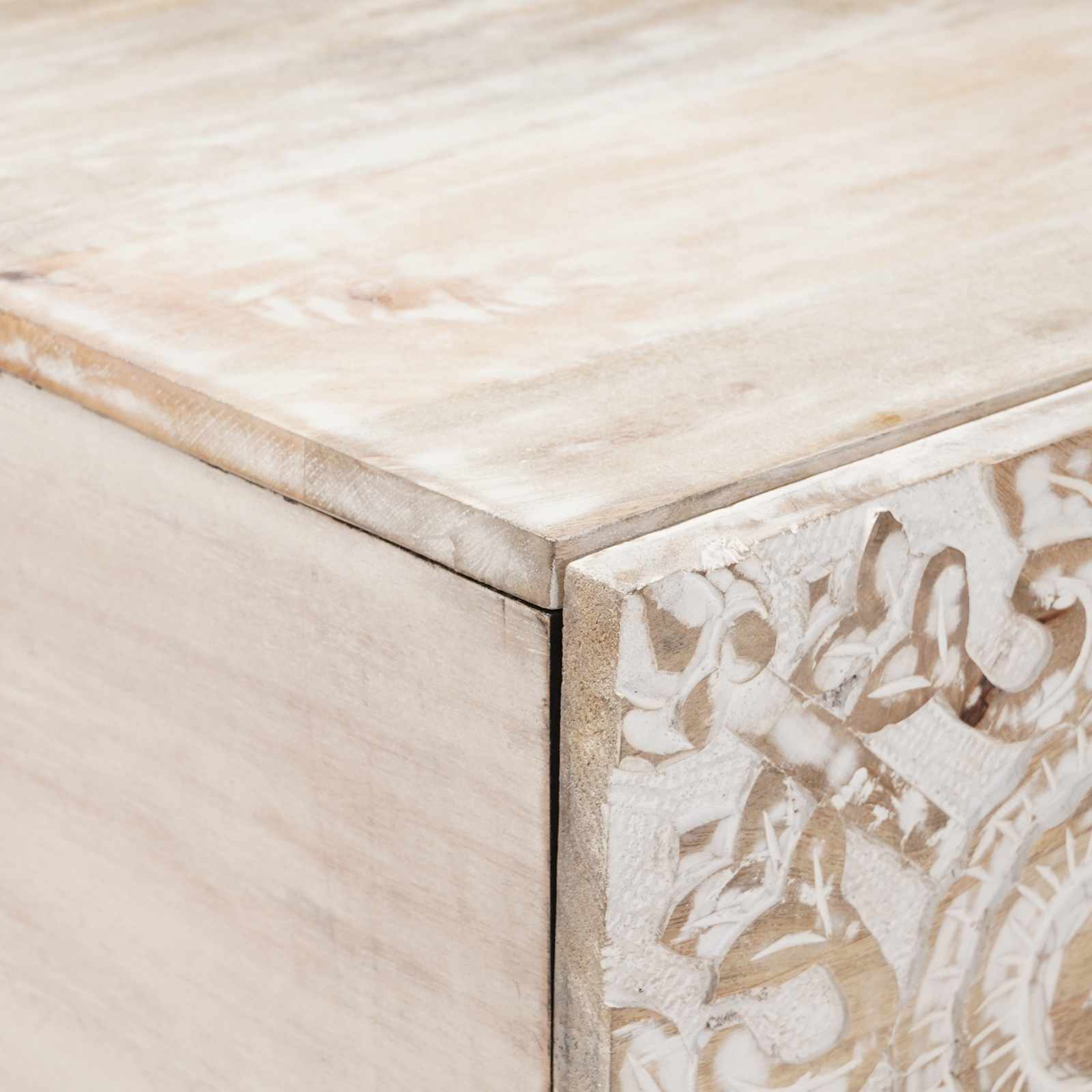 Mesa de Café 100 x 54 x 40 cm Madera de mango maciza