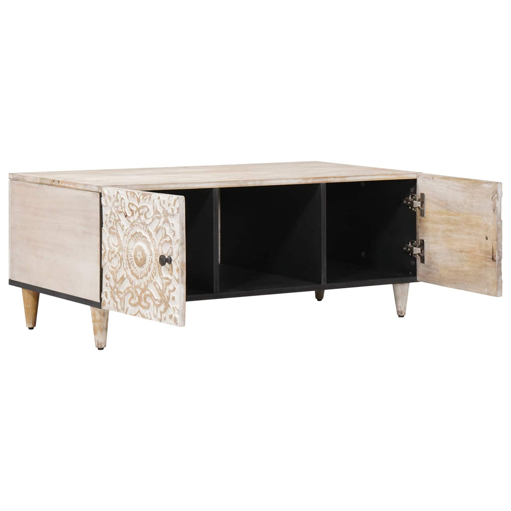 Mesa de Café 100 x 54 x 40 cm Madera de mango maciza
