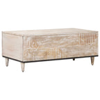 Mesa de Café 100 x 54 x 40 cm Madera de mango maciza