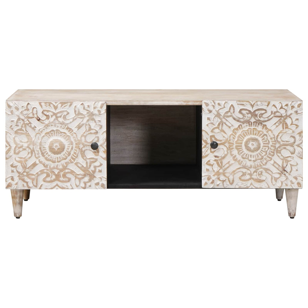 Mesa de Café 100 x 54 x 40 cm Madera de mango maciza