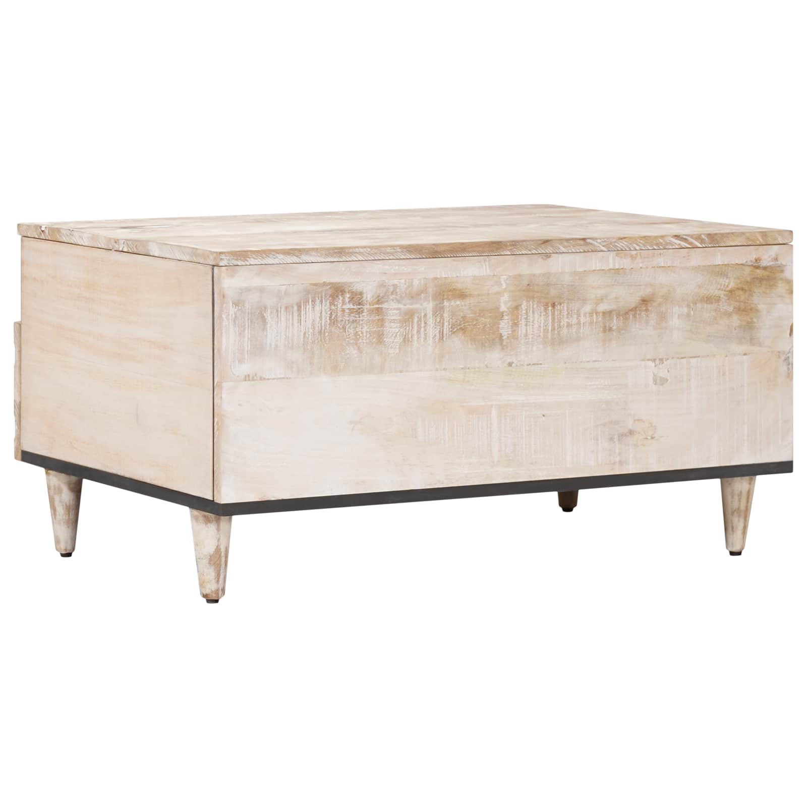 Mesa de Café con cajón 80 x 54 x 40 cm Madera de mango maciza