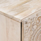Mueble de TV 105 x 33,5 x 46 cm Madera de mango maciza
