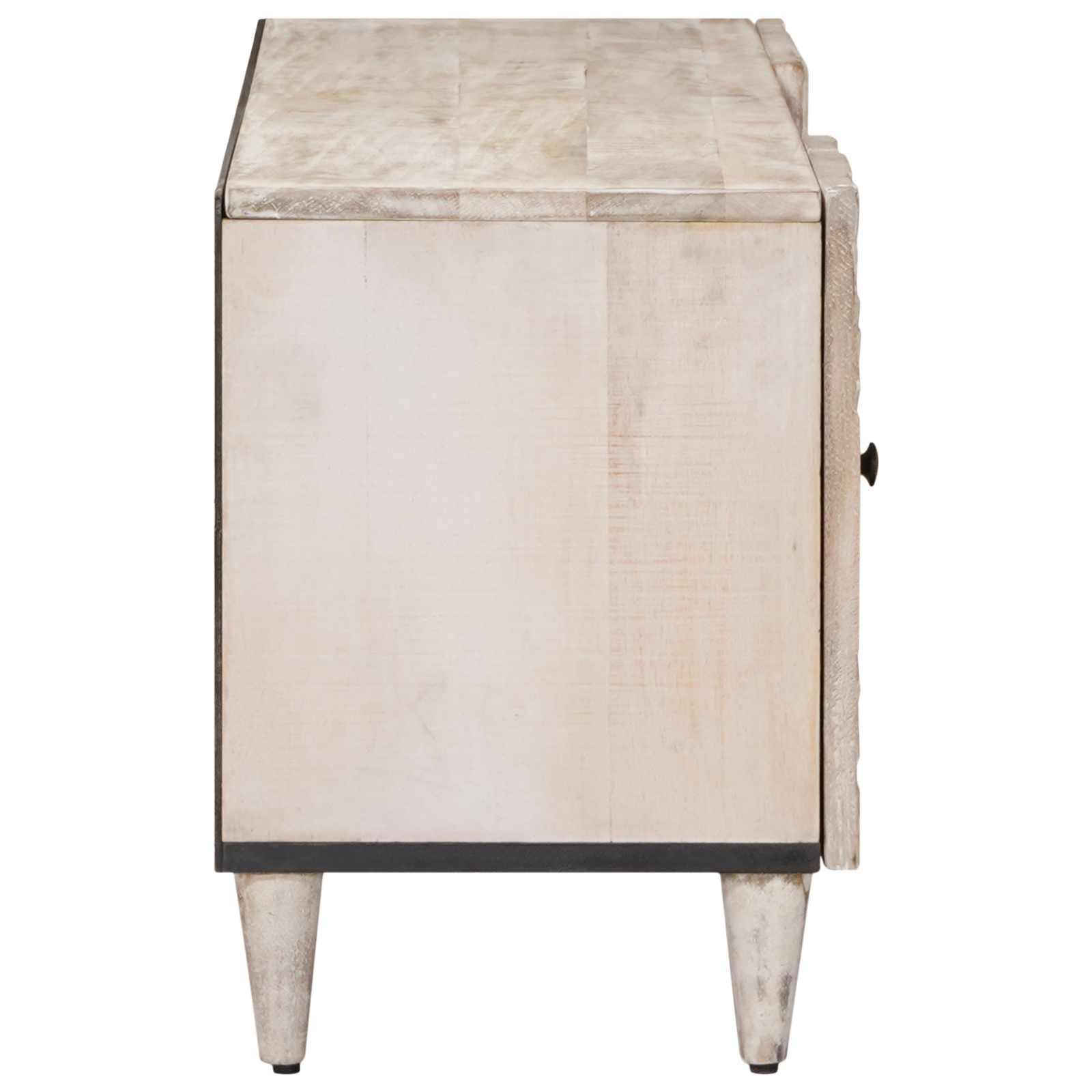 Mueble de TV 105 x 33,5 x 46 cm Madera de mango maciza