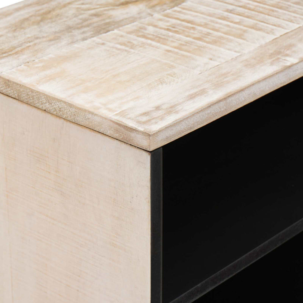 Mueble de TV 80 x 31,5 x 46 cm Madera de mango maciza