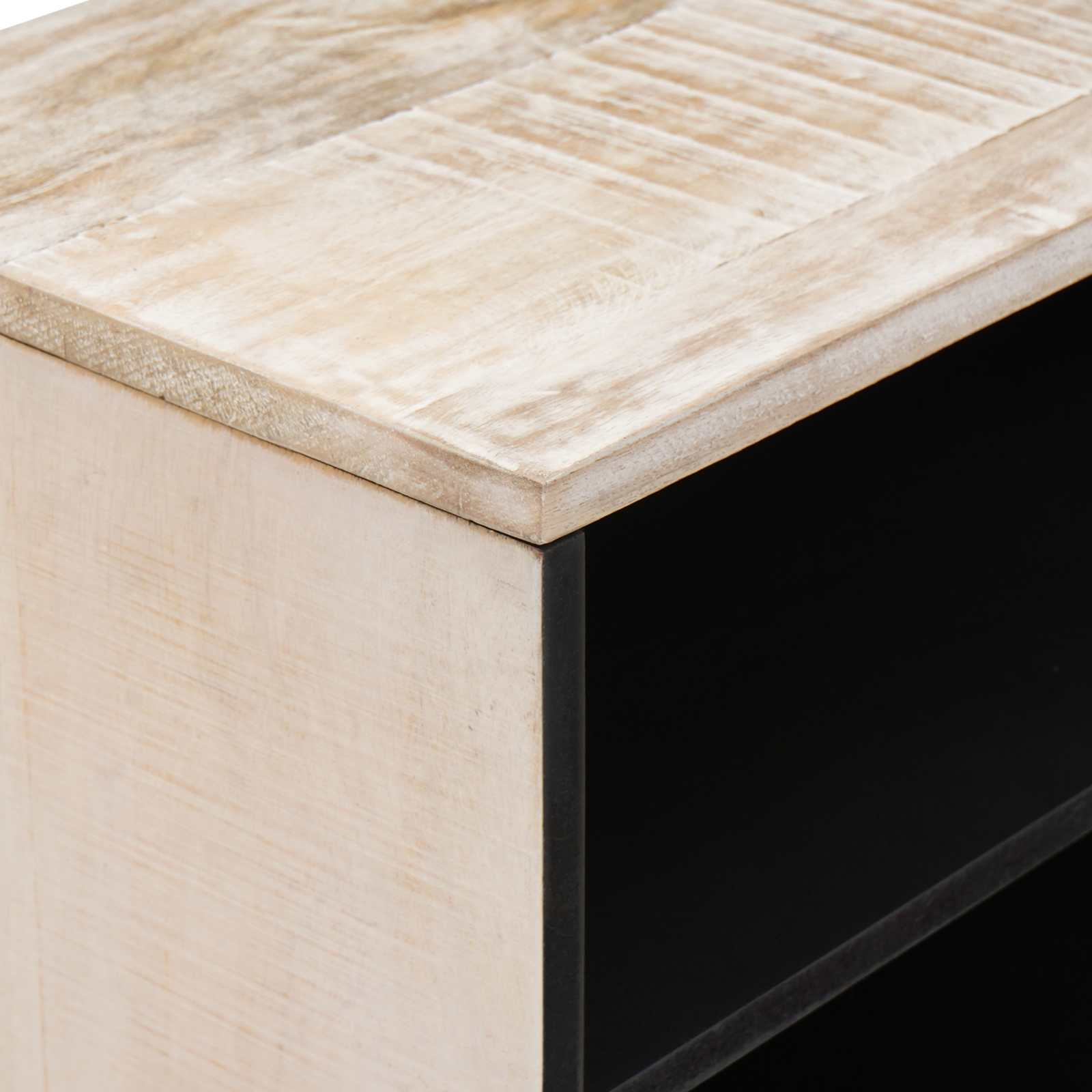 Mueble de TV 80 x 31,5 x 46 cm Madera de mango maciza