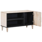 Mueble de TV 80 x 31,5 x 46 cm Madera de mango maciza