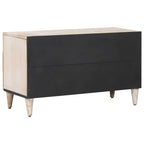 Mueble de TV 80 x 31,5 x 46 cm Madera de mango maciza
